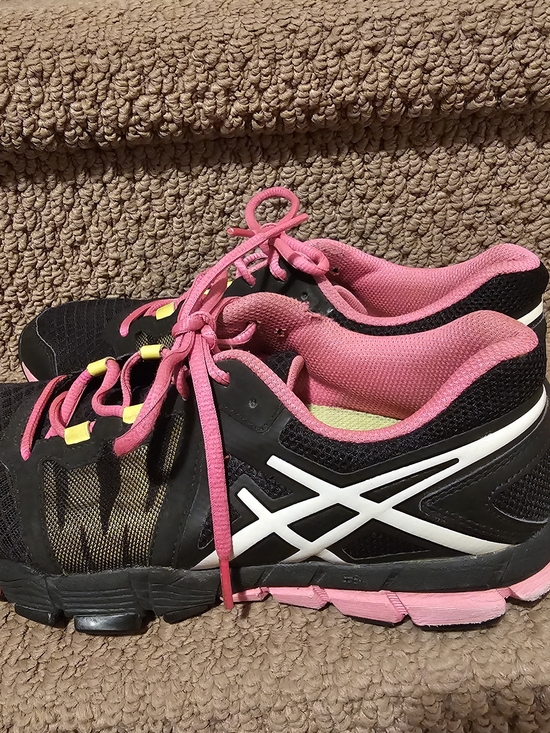 Asics Shoes - Asics Black, Pink & White Women's Running Shoes